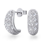 Lśniąca subtelność - złote kolczyki z diamentami 0,36 ctw