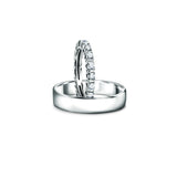 Eternity Rings Duo - Komplet obrączek z diamentami
