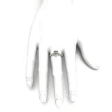 Golden Promise - Pierścionek z owalnym diamentem 1,5ct
