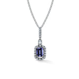 Azure Radiance - zawieszka z tanzanitem i diamentami