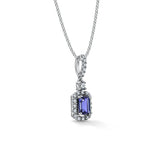 Azure Radiance - zawieszka z tanzanitem i diamentami