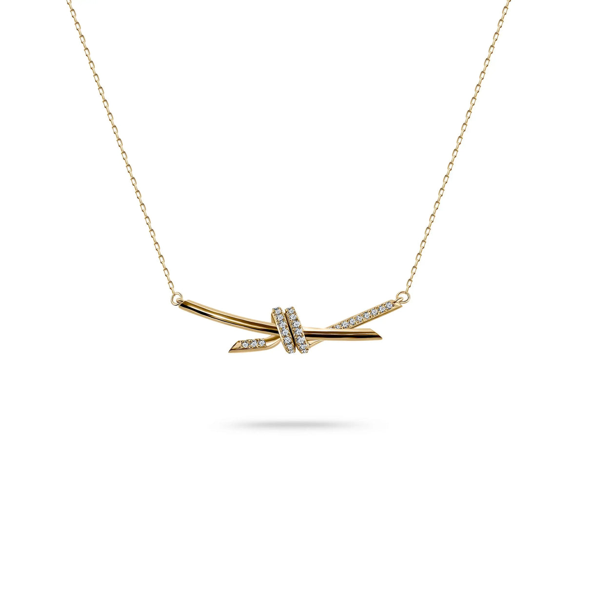 Golden Knot zawieszka z łańcuszkiem