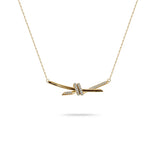 Golden Knot zawieszka z łańcuszkiem