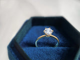 Pierścionek zaręczynowy z diamentem 0,80ct