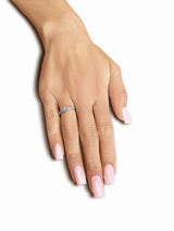 Starlit Promise - pierścionek z czarnym diamentem 0,30 ct