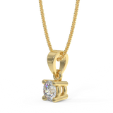 Klasyczna zawieszka z diamentem 0,30ct