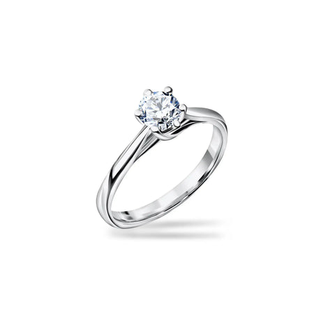 Klasyczny pierścionek z diamentem 0,40ct Lab Grown
