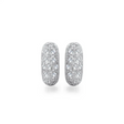 Kolczyki z diamentami 0,36ct z białego złota