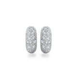 Kolczyki z diamentami 0,36ct z białego złota