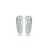 Kolczyki z diamentami 0,40ct z białego złota