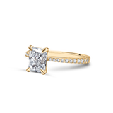 Timeless Shine - pierścionek zaręczynowy z 1,5ct diamentem w szlifie radiant