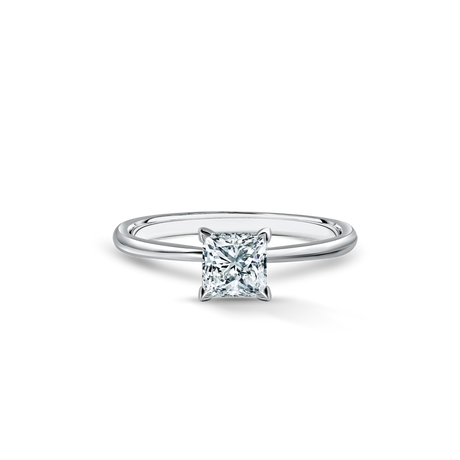 Timeless Elegance – pierścionek z diamentem Lab Grown 0,90ct w białym złocie