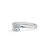 Timeless Elegance – pierścionek z diamentem Lab Grown 0,90ct w białym złocie
