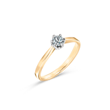 Pierścionek zaręczynowy z diamentem 0,30ct