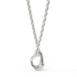 Zawieszka z białego złota z 3 diamencikami