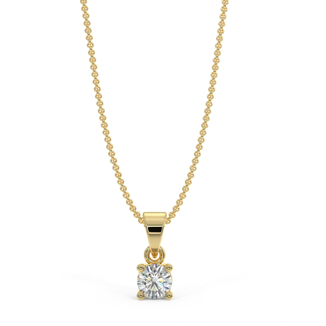 Klasyczna zawieszka z diamentem 0,30ct
