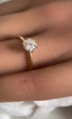 Pierścionek zaręczynowy z diamentem 0,80ct